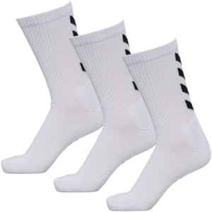 HUMMEL 3er paar Socken weiß